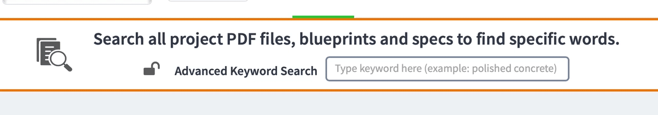 planhub bid navigator scanning pdfs
