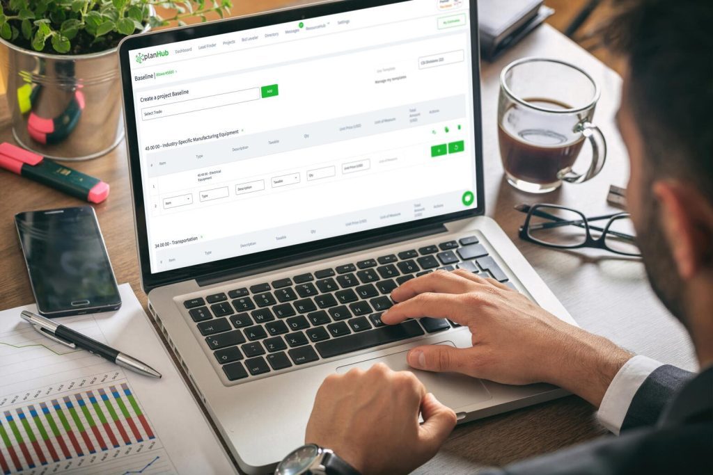 create a project baseline