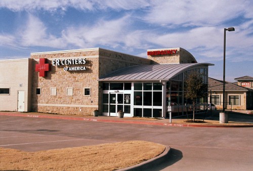 A new ER Centers of America that CCG finished in Plano, Texas
