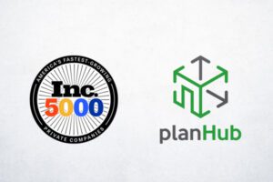 PlanHub and Inc 5000 logos
