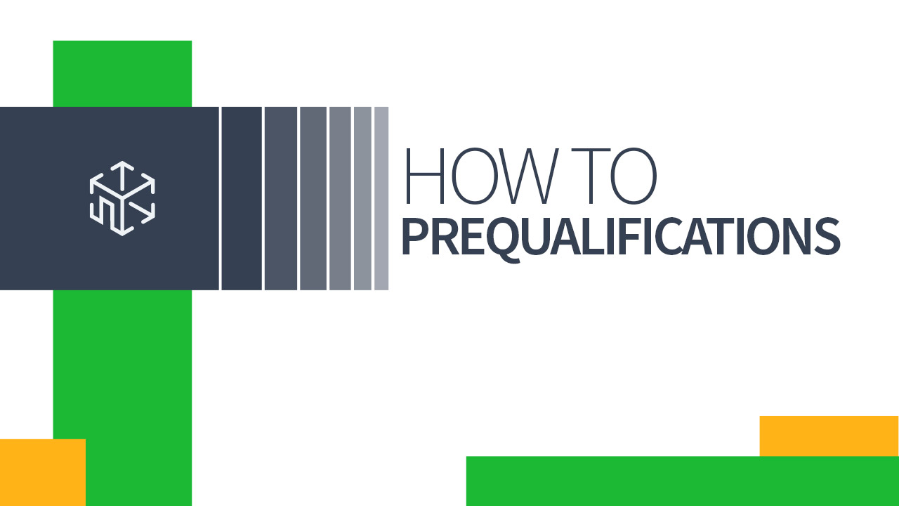 Prequalifications for subcontractors - thumbnail.