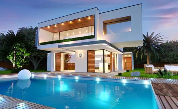 Villa with a pool
