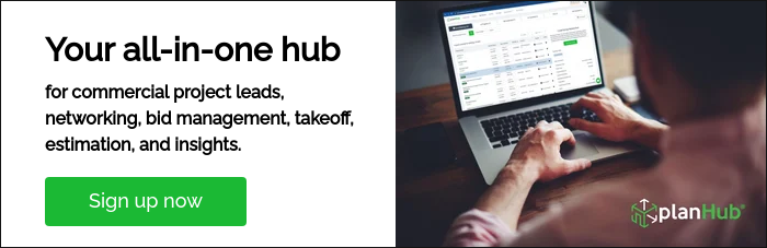 Your all-in-one hub for commercial project leads, networking, bid management, takeoff, estimation, and insights.  